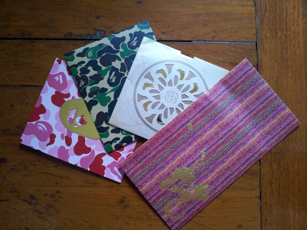 五顏六色利是封，好靚呀~~~