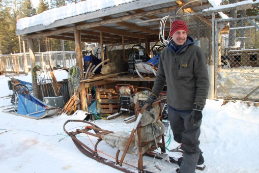 由比利時去 Kiruna 工作的 Levi