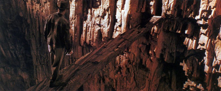 Indiana Jones and the Last Crusade電影裡的 Invisible Bridge