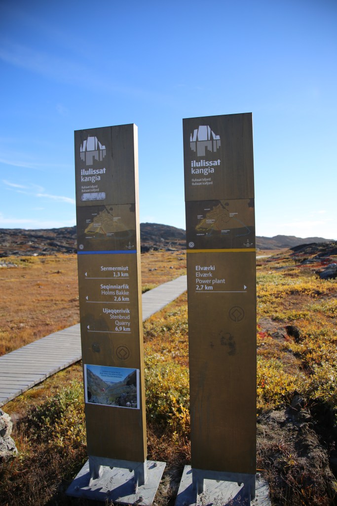 位於 Ilulissat 西南的自助行山徑起點