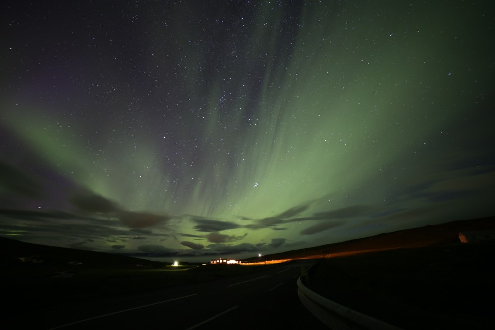 北極光呀！