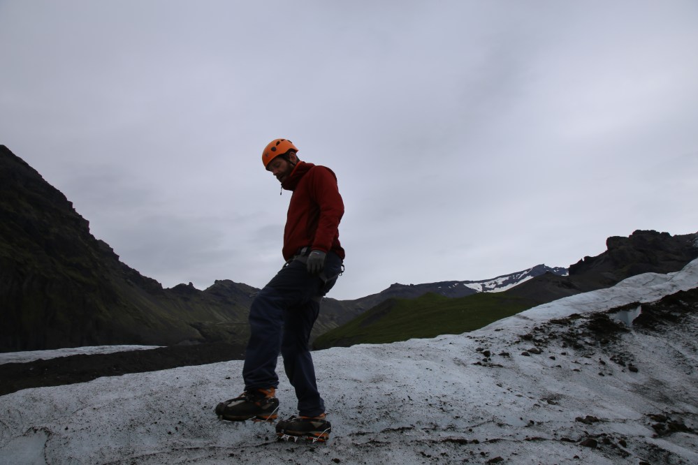 Ali 在這些冰面上可真是如履平地