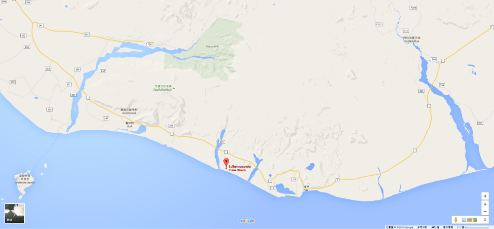 Solheimasandur Plane Wreck 位置
