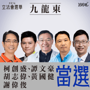 九龍東全男班當選