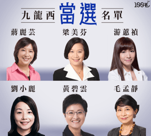 九龍西全女班當選